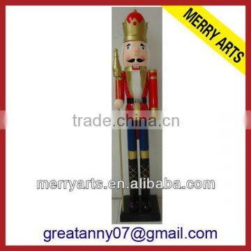 China supplier 70" 180cm the nutcracker ballet christmas wood nutcracker london crafts gift