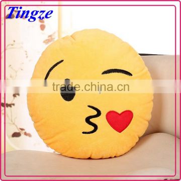 whatapps funny cartoon pillow emoji pillow plush Creative round household pillow cushion