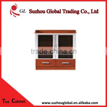 elegant tea cabinet tables with glass windows