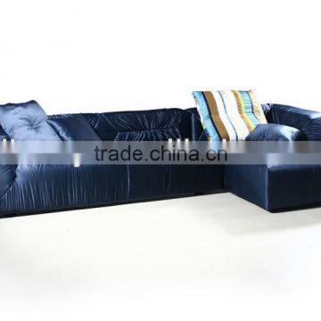 Modern fabric L shape sofa (LS-104 E+G)