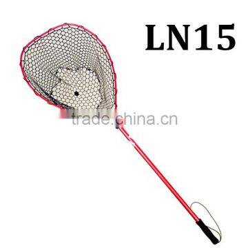 Soft Rubber fishing landing net