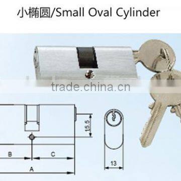 high security small oval cylinder