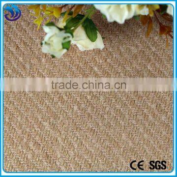 Hot sale 2016 polyester wool plain dyed gold foil woven fabric