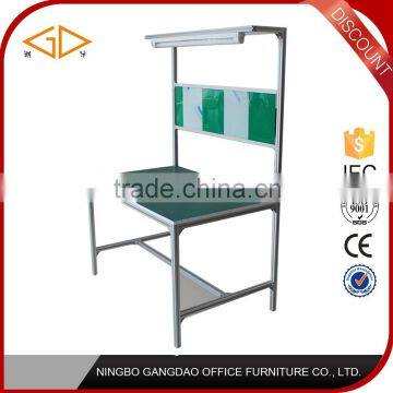Ningbo CE hot sale adjustable workbench with led lighting for electronics
