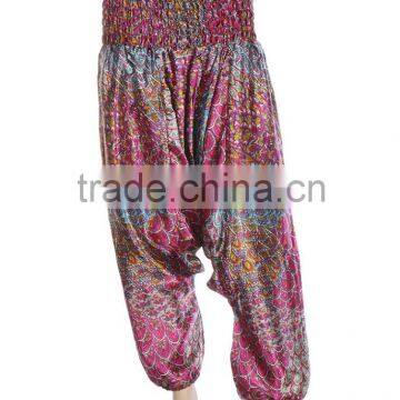 harem BAGGY genie pants silk sari pants afgani look belly dance pants for lady