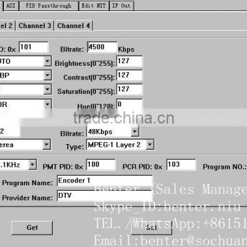 8in1 ASI h.264 to mpeg-2 Transcoder mpeg-2 to h.264 (8*ASI in,ASI+IP(1*MPTS/8*SPTS) out)