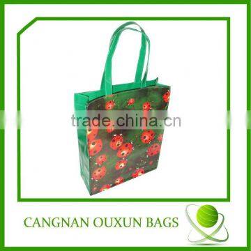 pvc laminated cotton shopping bag