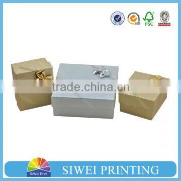 Luxury Custom Logo Printed Gift Paper Jewelry Box Factory With High Quality photo-3