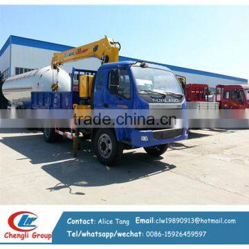 10ton truck crane 2 tons telescopic boom truck mounted crane