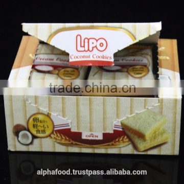 LIPO Coconut Cookies with 100G bag packing