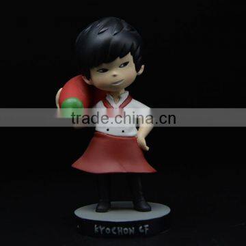 Hot Sale Plastic PVC Cute Mini Girls Models