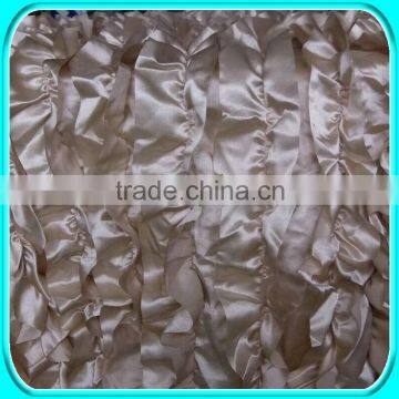 IVORY RUFFLED TABLE CLOTH WHOLESALE/CHAMPAGNE RUFFLED TABLE LINENS WHOLESALE photo-4