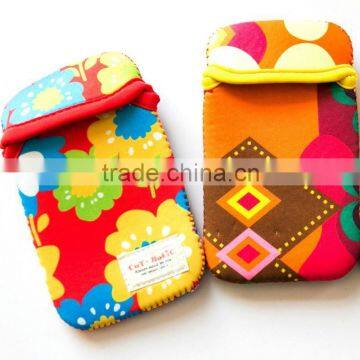 Full Color Printing Neoprene Phone Bag,waterproof protect phone