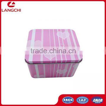 Customized Made Good Quality Retangular Tin Box