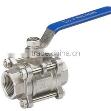 3-PC Female Threaded Ball Valve