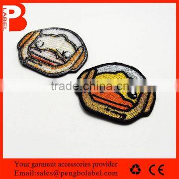 sew-on embroidery patches name patches custom embroidery designs