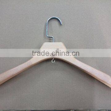 DL500 Top Selling Custom Brand for White Wood Clothes Hanger for Suit photo-4