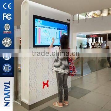 26 Inch Public Touch Kiosk Wall Mounted Touch Screen Kiosk