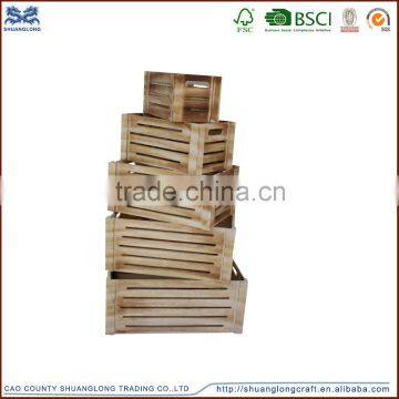 Direct factory economic wooden crate for craft