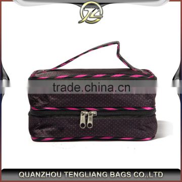 Beauty color simple design for lady cosmetic travel tote bag