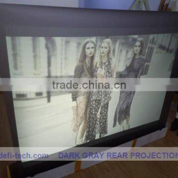 rear screen film semitransparent projection screen fabric