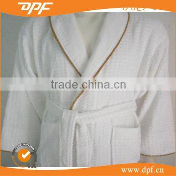 Cheap wholesale hotel bathrobe patterned cotton bathrobes