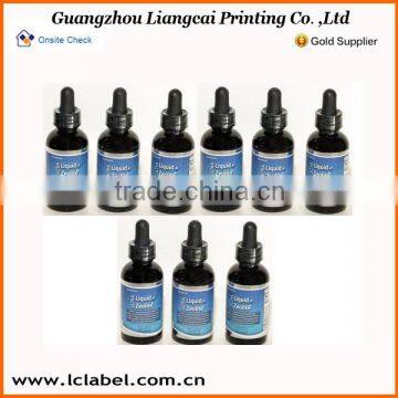 Favorable Price E-liquid Label Sticker E-liquid Bottle Label Manufacturer