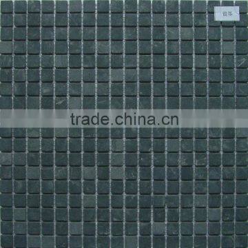 Classical Black Classical Stone Mosaic Wall Tile Hall Decoration Material