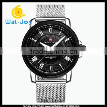 WJ-4794B Naviforce brands stainless steel back japan movt businessmen wrist watch