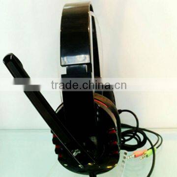 noise cancelling music game computer wired headset with mic from shenzhen