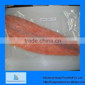 Grade A color13 chum salmon fillet