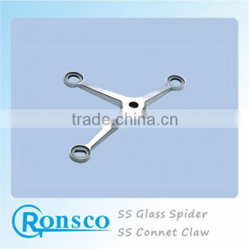 stainless steel glass spider claw fittings system