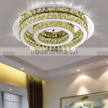 Diameter 750mm K9 Crystal Ceiling Lamp 36W Luxury Ceiling Lights