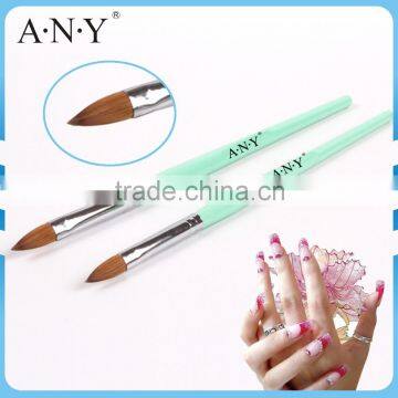ANY Nail Art Care Pure Sable Nail Brushes for Acrylic Extension Nails