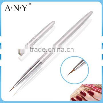 ANY Nail Art Detail Painting Aluminum Handle Nail Brush