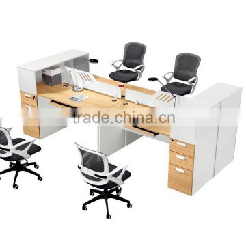 Modern 6 person workstation , knock down furniture,office workstation for 6 person