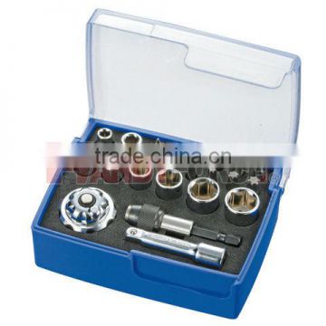 23 PCS Palm Ratchet Bit & Socket Set