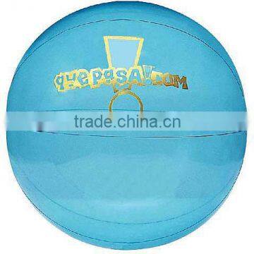 Translucent Blue Beach Balls - 14"