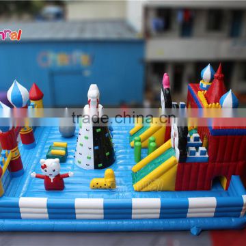 Customized commercial grade giant inflatable fun city playground