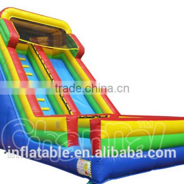 Excellent quality factory price durable giant inflatable dry slide for children for sale