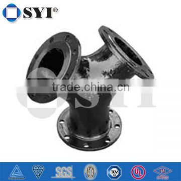 Ductile Iron All Flanged Y Pipe Fittings