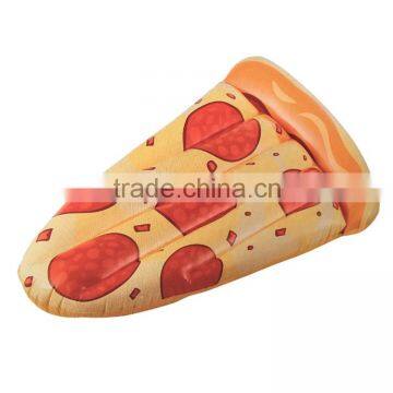2016 new giant inflatable pizza slice pool float mattress