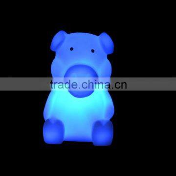 Night club lighting illuminated led table pig light led lamp