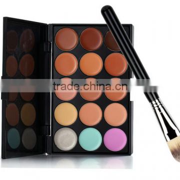 professional concealer palette ,cosmetic oem 15 colors concealer scar concealer contour kit