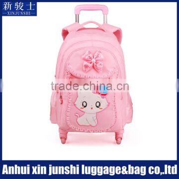 Polyester Fabric School Trolley Bags Low Price