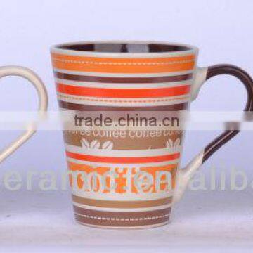 Classic Ceramic V mugs for coffee or tea