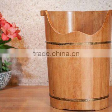 Foot steam barrel deep bucket wholesale wooden foot massager