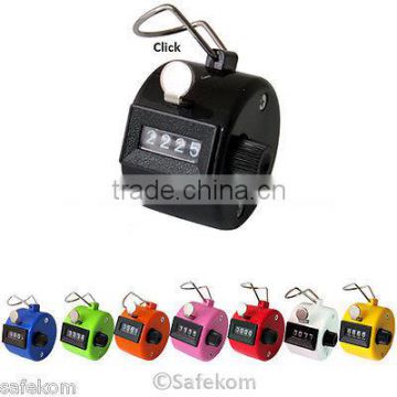 4 Digit Hand Held Manual Tally Clicker digit Counter Counting Mechanical Tasbeeh Palm