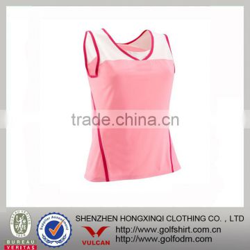 Hot Sales Dry Fit Stretch Running Colorful Singlet For Women