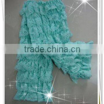 Solid Color Baby Girls Lace Leg Warmer